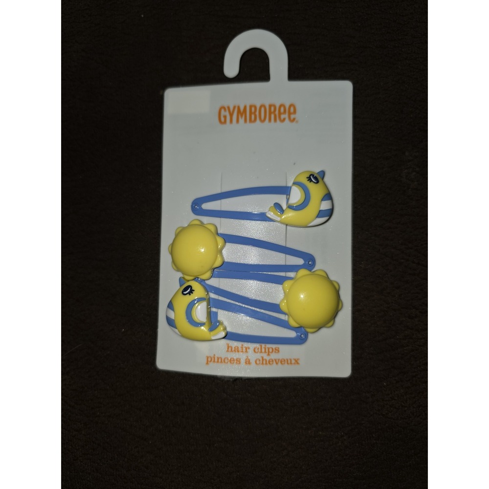 Gymboree pocketful of sunshine bird sun hair‎ clips nwt